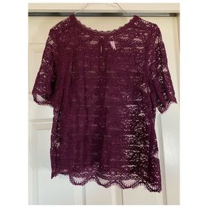 Xhilaration lace blouse